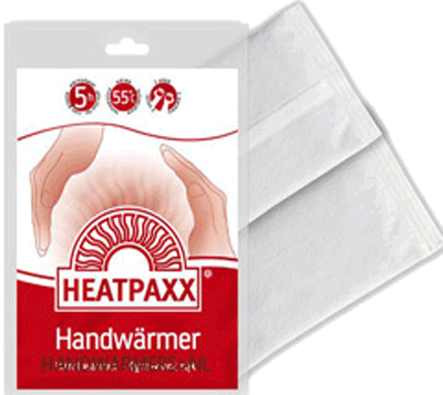 Handwarmer 1€ per paar eenmalig heatpaxx